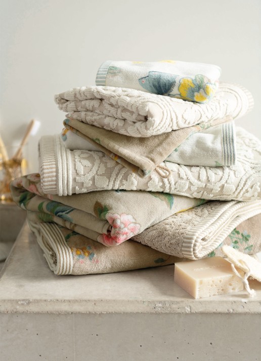 Pip Studio  Tile de Pip douchehanddoek 55 x 100 cm  - detail 3 khaki