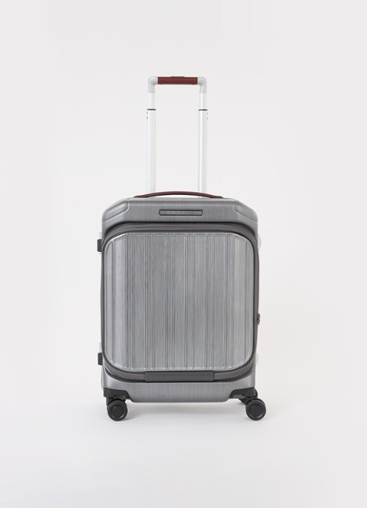 Piquadro PQLM Spinner 55 cm - voorkant 3 grijs