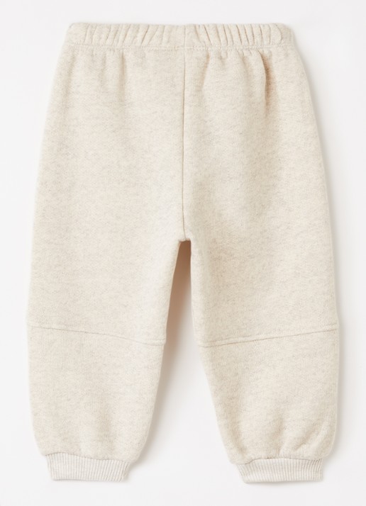Play Up Tapered fit joggingbroek met gemêleerd dessin - voorkant 3 creme
