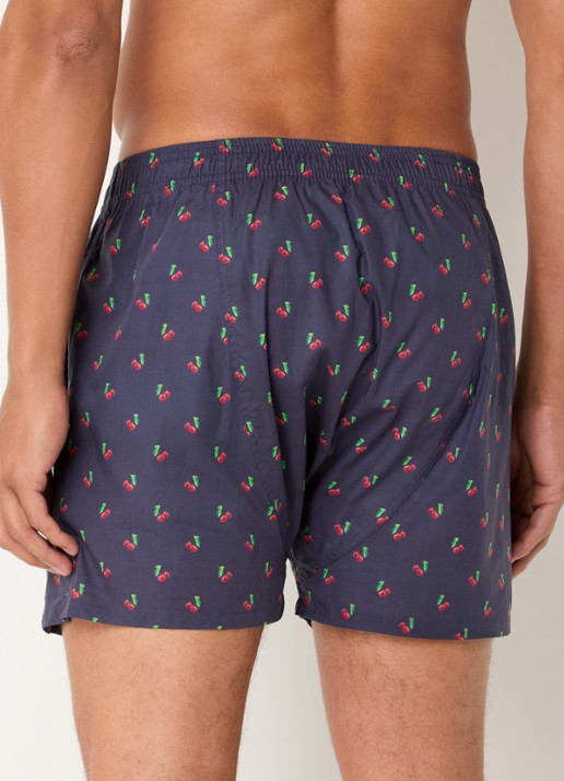 Pockies Boxershort met print - achterkant 3 donkerblauw
