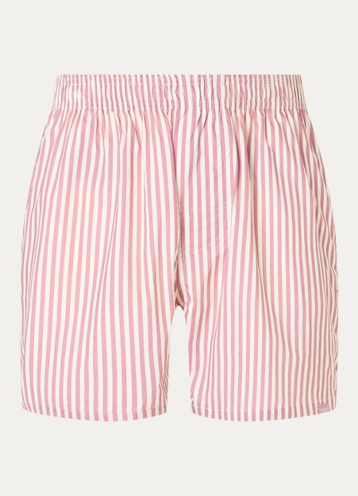 Pockies Boxershort van  katoen - voorkant oudroze