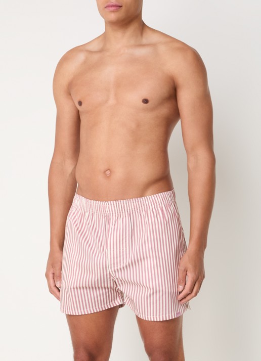 Pockies Boxershort van  katoen - voorkant 2 oudroze