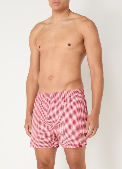 Pockies Houndstooth boxershort met pied-de-poule dessin