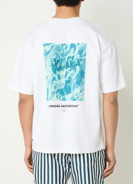Pockies Pool T-shirt met logo- en backprint