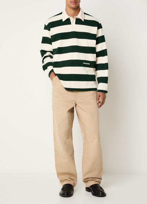 Pockies Sweater met polokraag - voorkant 2 multicolor