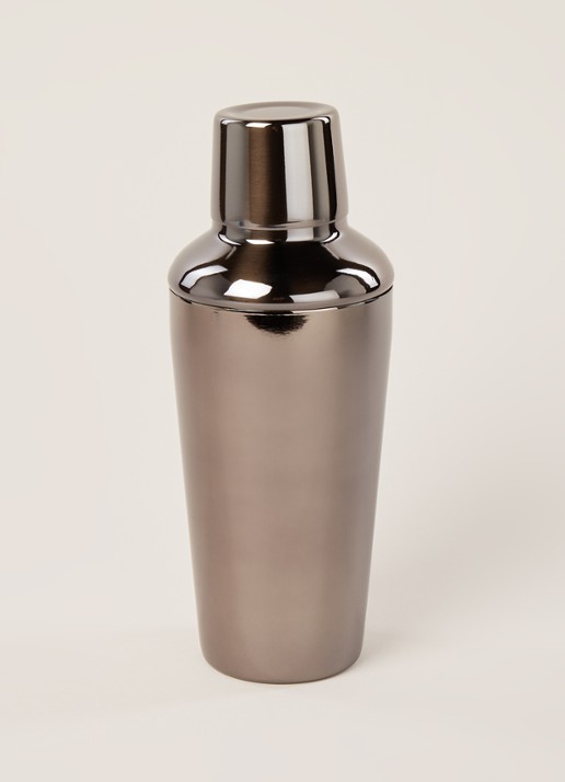 Point-Virgule Cobbler cocktailshaker 75 cl - voorkant 2 zilver