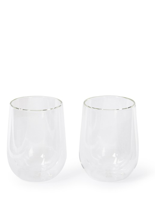 Point-Virgule Dubbelwandig koffie- en theeglas 25 cl set van 2