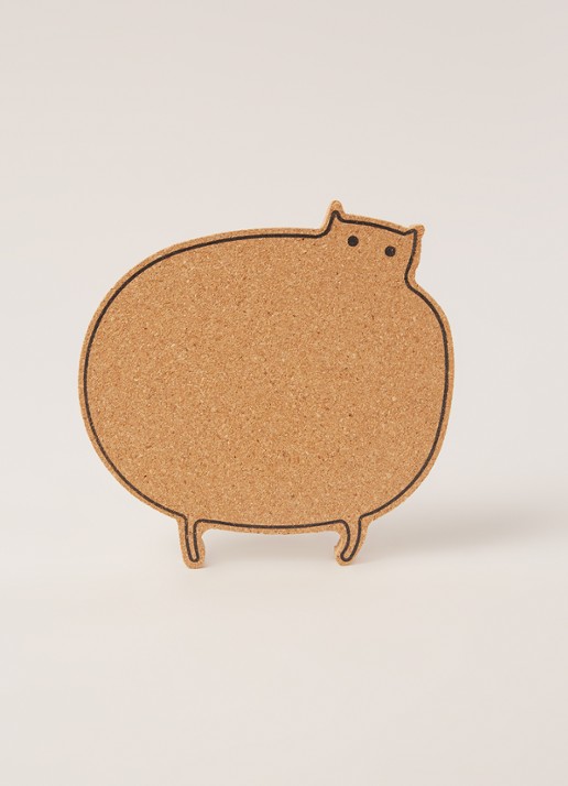 Point-Virgule Kat panonderzetter - voorkant 2 beige