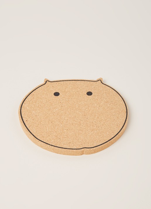 Point-Virgule Kat panonderzetter - voorkant 2 beige