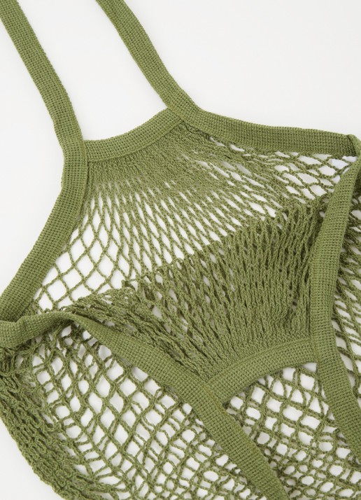 Point-Virgule Parijs nettas 33 x 45 cm - detail 2 mosgroen
