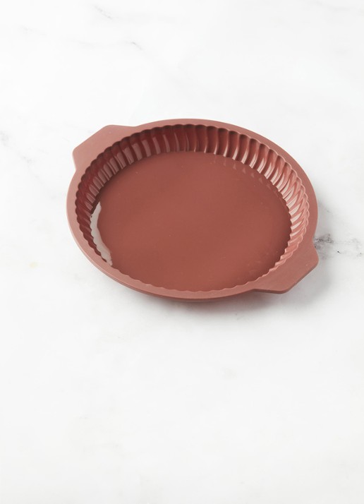 Point-Virgule Siliconen quichevorm 24 cm - achterkant 4 bruin
