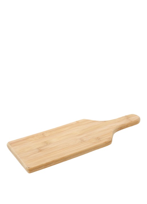 Point-Virgule Snijplank van bamboe 43 x 16 cm - voorkant lichtbruin