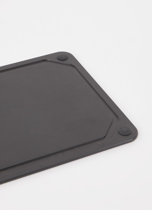 Point-Virgule Snijplank van houtvezel 37 x 27,5 cm - voorkant 2 zwart