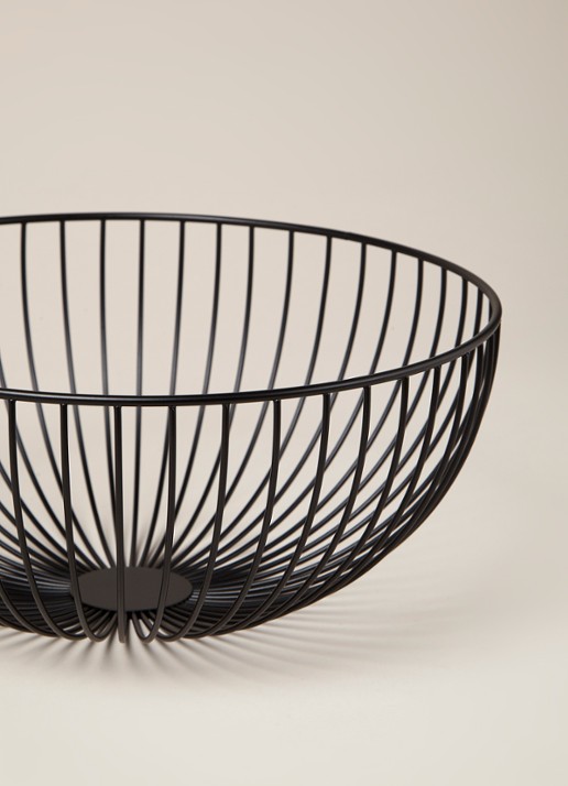 Point-Virgule Wire mand 30 cm - detail 3 zwart