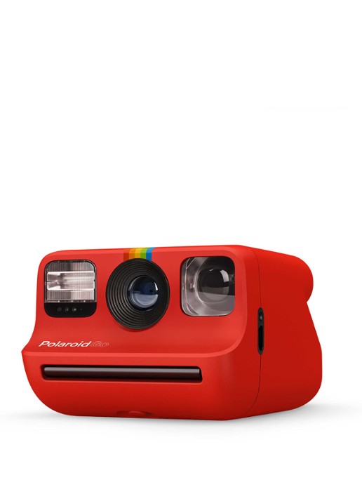 Polaroid Go instant fotocamera - detail steenrood