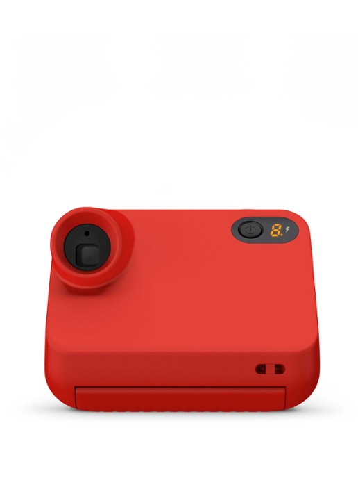 Polaroid Go instant fotocamera - detail 2 steenrood