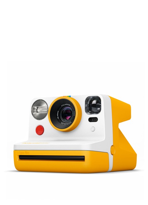 Polaroid Now instant fotocamera - voorkant 2 geel