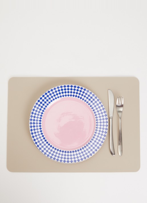 POLSPOTTEN Aunty dinerbord 27 cm set van 4 - detail 4 wit