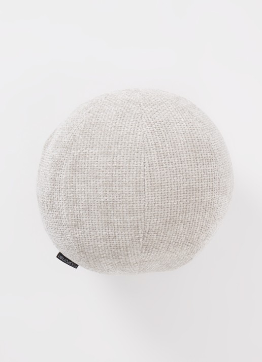 POLSPOTTEN Ball sierkussen S Ø30 cm - detail lichtgrijs