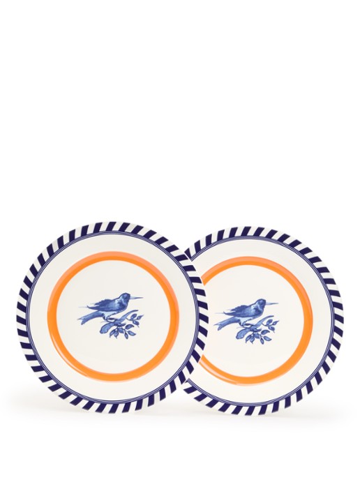 POLSPOTTEN Bird dinerbord 27 cm set van 2