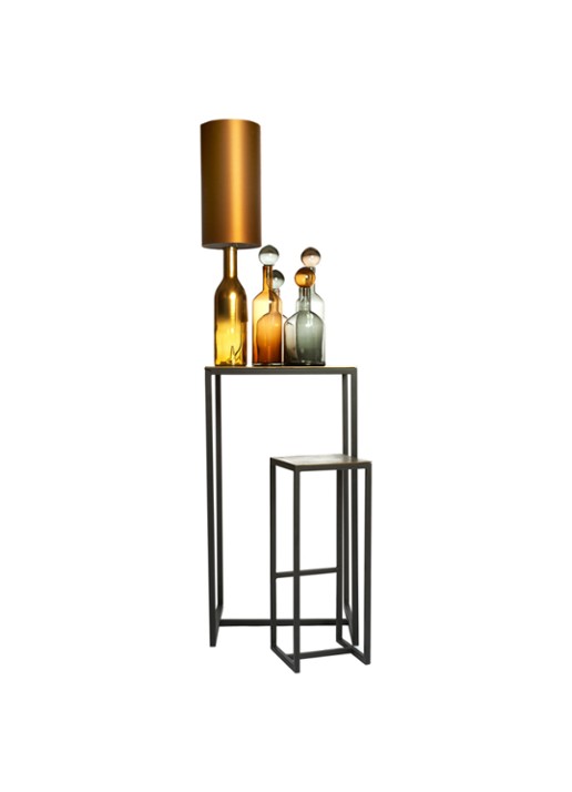 POLSPOTTEN Bubble & Bottles flessen set van 4 - detail 2 grijs