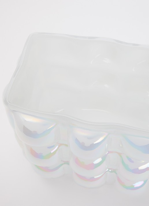POLSPOTTEN Bubble S vaas 17,5 cm  - voorkant 2 wit