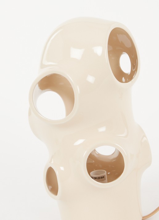 POLSPOTTEN Bulle tafellamp  Ø18,1 cm - voorkant 2 beige