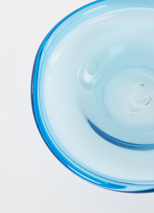 POLSPOTTEN Clear Blue Eye schaal S 30 cm - voorkant 4 blauw