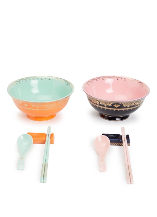 POLSPOTTEN Grandpa ramenset 2-delig  - voorkant multicolor