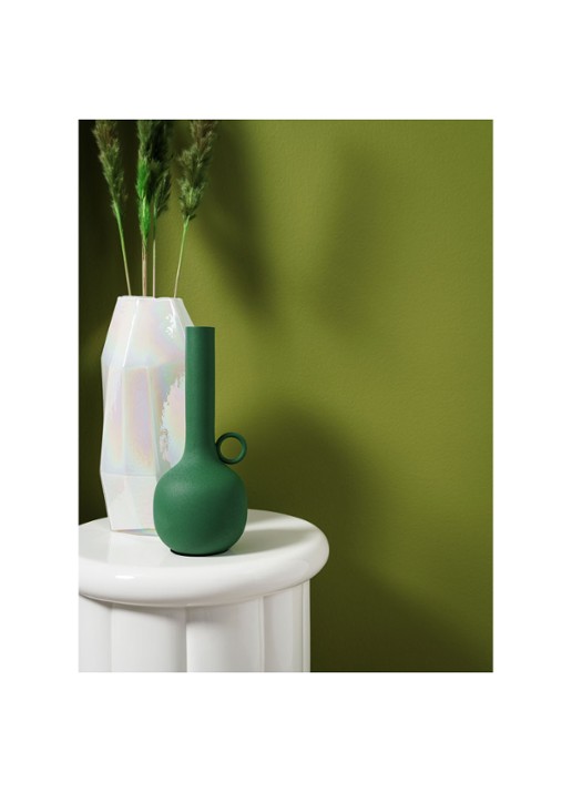 POLSPOTTEN Graphic Luster M vaas 30 cm - voorkant 2 wit