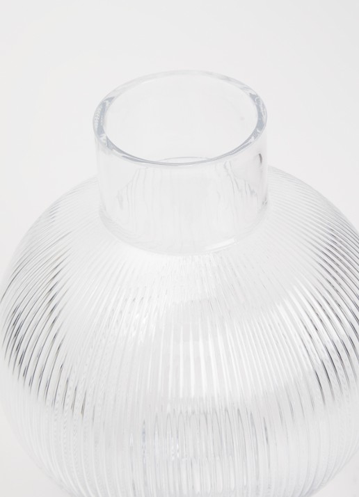 POLSPOTTEN Hot Air Balloon vaas 23x33 cm - voorkant 2 transparant