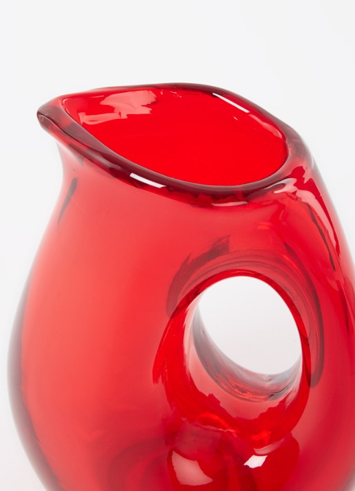 POLSPOTTEN Karaf 0,85 liter  - voorkant 2 rood