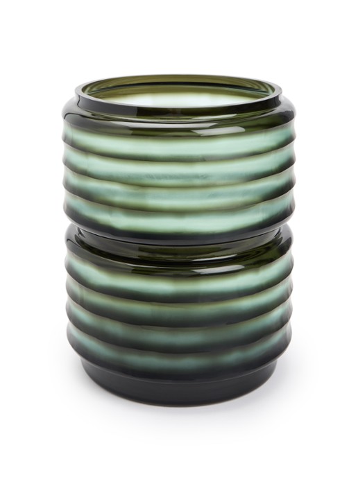 POLSPOTTEN Layer M vaas 27 cm  - voorkant groen
