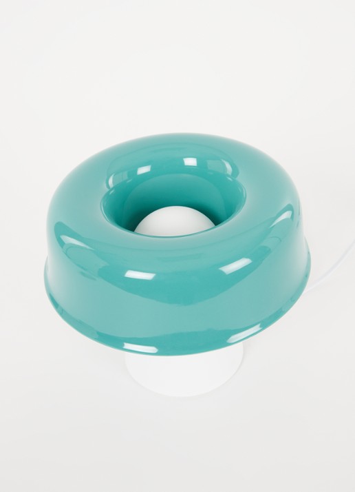 POLSPOTTEN Neox tafellamp  Ø21,3 cm  - voorkant 2 zeegroen