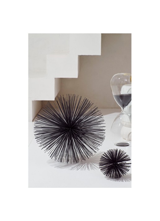 POLSPOTTEN Prickle Large decoratie 26 cm  - voorkant 3 zwart