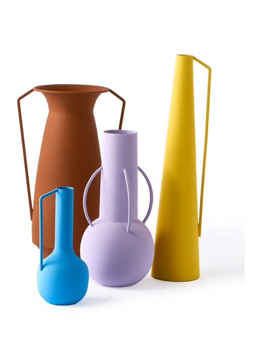 POLSPOTTEN Roman Morning vaas set van 4 - detail 3 multicolor