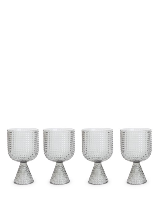 POLSPOTTEN Rooftop wijnglas 39 cl set van 4