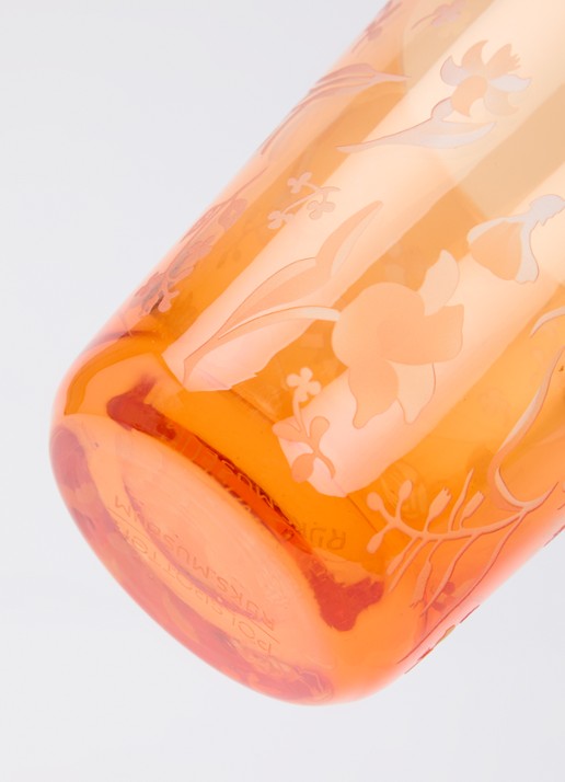 POLSPOTTEN Scattered Flowers glas 54 cl set van 2 - voorkant 2 orange