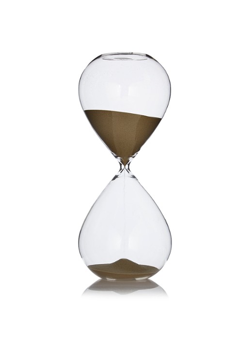 POLSPOTTEN Zandloper van glas 38 cm