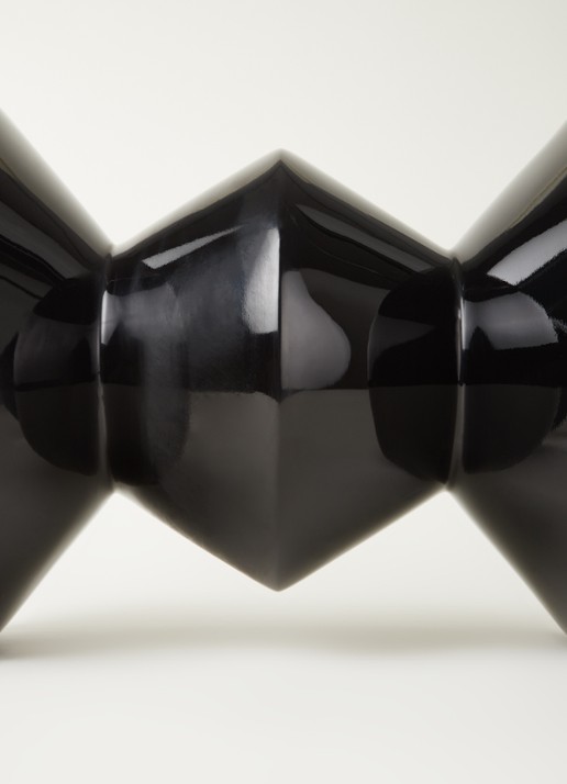 POLSPOTTEN Zig Zag kruk 35,5 cm - detail 3 zwart