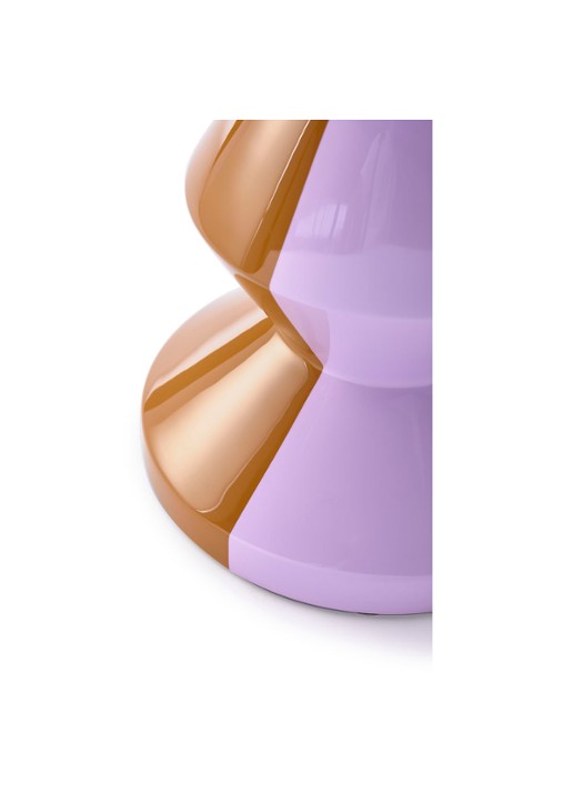POLSPOTTEN Zig Zag kruk 46 cm - detail 2 lila