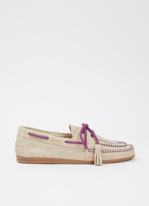 Posa Bootschoen van suède