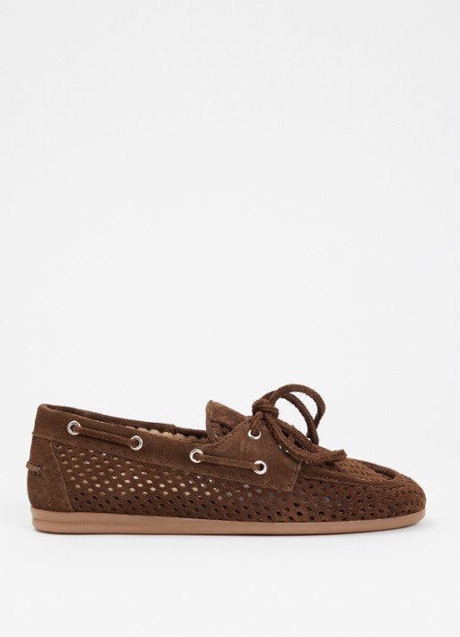 Posa Bootschoen van suède