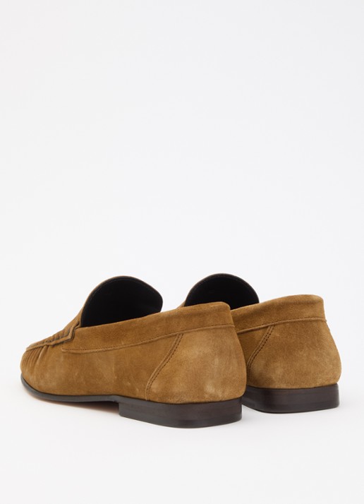 Posa Loafer van suède - achterkant cognac