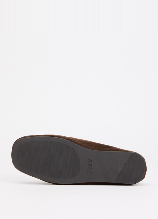 Posa Loafer van suède - detail 3 bruin