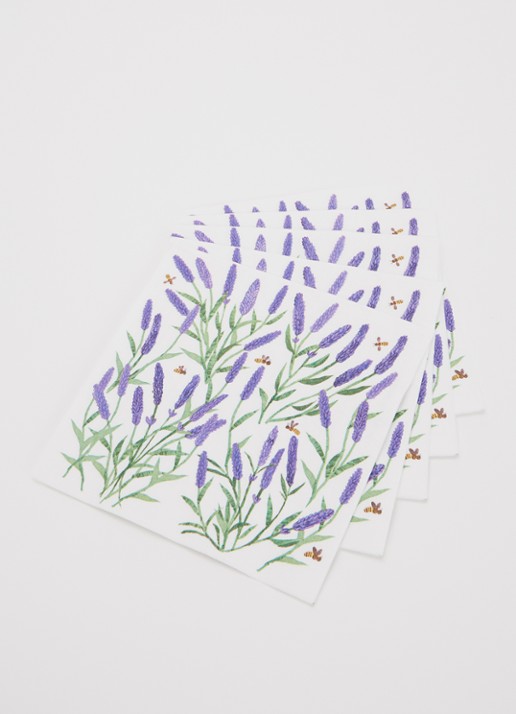 ppd Tracey Lavendula servetten 33 x 33 cm - voorkant 2 paars