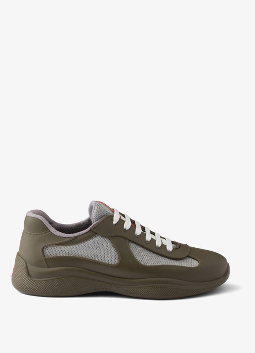 Prada America's Cup sneaker met mesh details