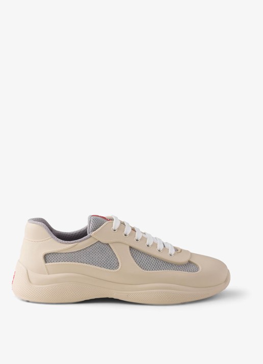 Prada America's Cup sneaker met mesh details