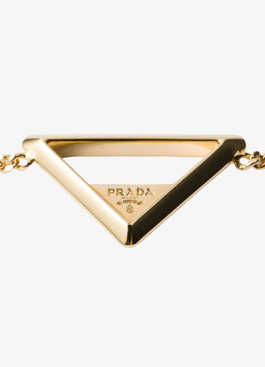 Prada Armband met logo - voorkant 2 goud