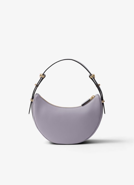 Prada Arqué Small schoudertas van leer - achterkant 3 lila